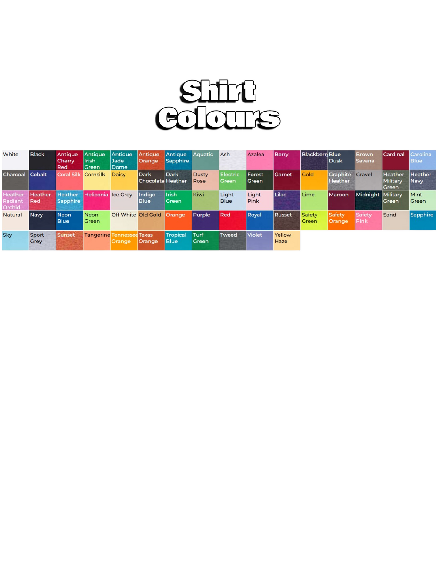 Custom T-Shirts (Over Size)