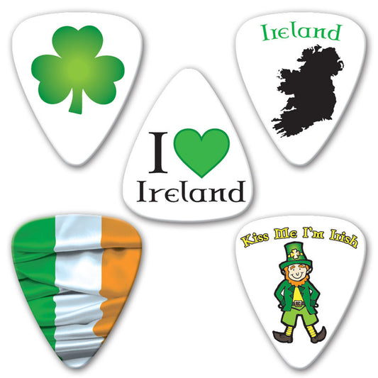 Countries of the World - Ireland Multi Pack - Ugly Dog Band Merch - Custom Guitar Picks and Band Merchandise Canada - 2
