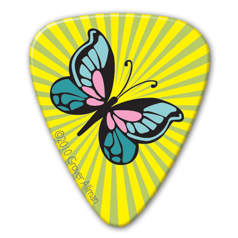 Rock Chick - Star Burst Butterfly Picks (10 pack) - Ugly Dog Band Merch - Custom Guitar Picks and Band Merchandise Canada