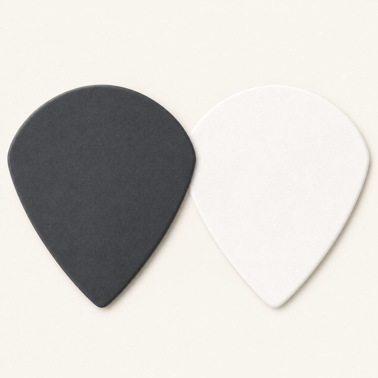 Black and white Jazz XL Delrinex guitar picks