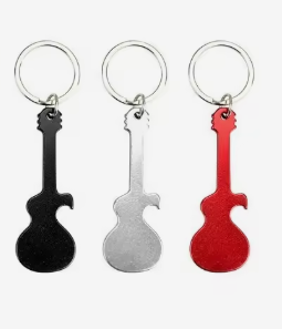 Custom Engraved Guitar Key Chain/ bottle opener