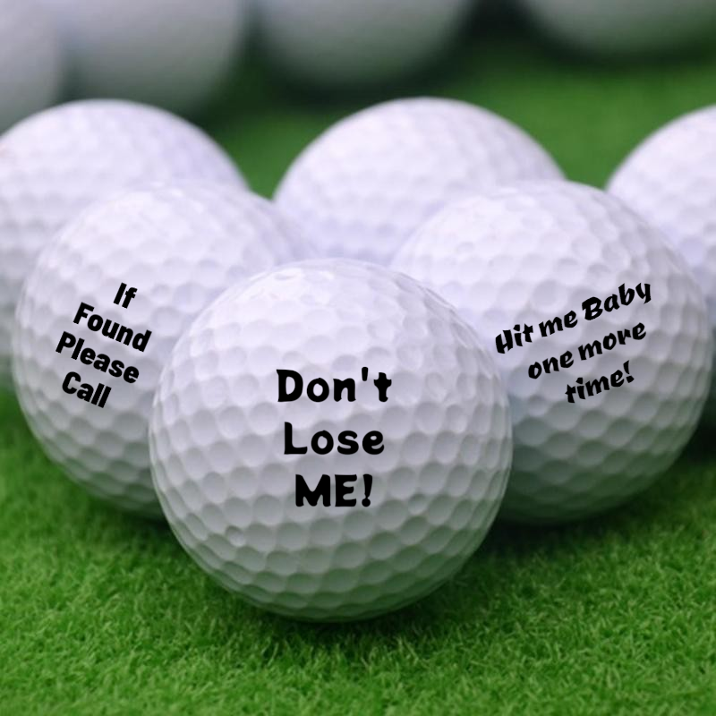Custom Golf Balls - 4 Pack
