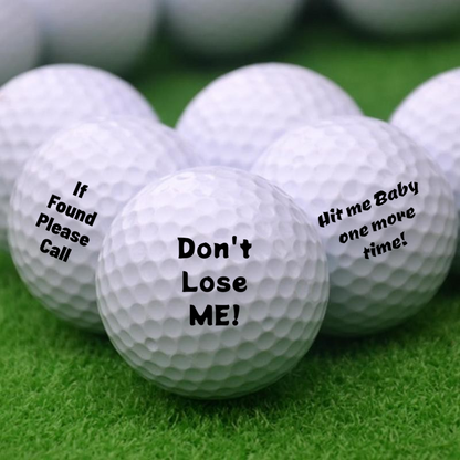 Custom Golf Balls - 4 Pack