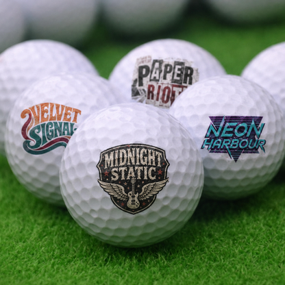 Custom Golf Balls - 4 Pack