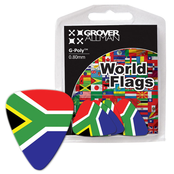 World Flag - South Africa Flag Multi Pack - Ugly Dog Band Merch - Custom Guitar Picks and Band Merchandise Canada - 1