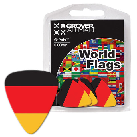 World Flag - Germany Flag Multi Pack - Ugly Dog Band Merch - Custom Guitar Picks and Band Merchandise Canada - 1