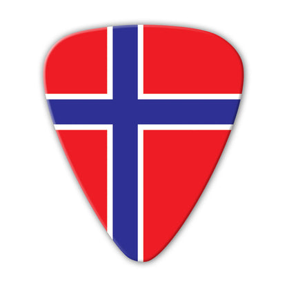 World Flag - Norway Flag Multi Pack - Ugly Dog Band Merch - Custom Guitar Picks and Band Merchandise Canada - 2