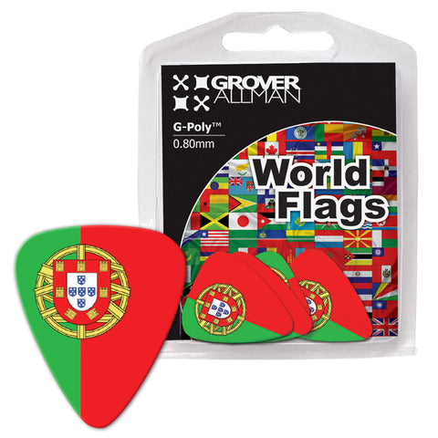 World Flag - Portugal Flag Multi Pack - Ugly Dog Band Merch - Custom Guitar Picks and Band Merchandise Canada - 1