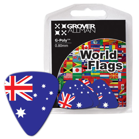 World Flag - Australia Flag Multi Pack - Ugly Dog Band Merch - Custom Guitar Picks and Band Merchandise Canada - 1