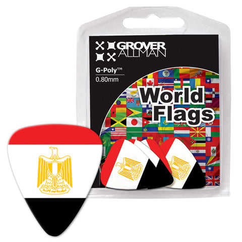 World Flag - Egypt Flag Multi Pack - Ugly Dog Band Merch - Custom Guitar Picks and Band Merchandise Canada - 1