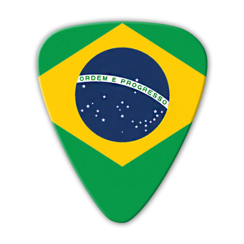 World Flag - Brazil Flag Multi Pack - Ugly Dog Band Merch - Custom Guitar Picks and Band Merchandise Canada - 2