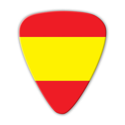 World Flag - Spain Flag Multi Pack - Ugly Dog Band Merch - Custom Guitar Picks and Band Merchandise Canada - 2