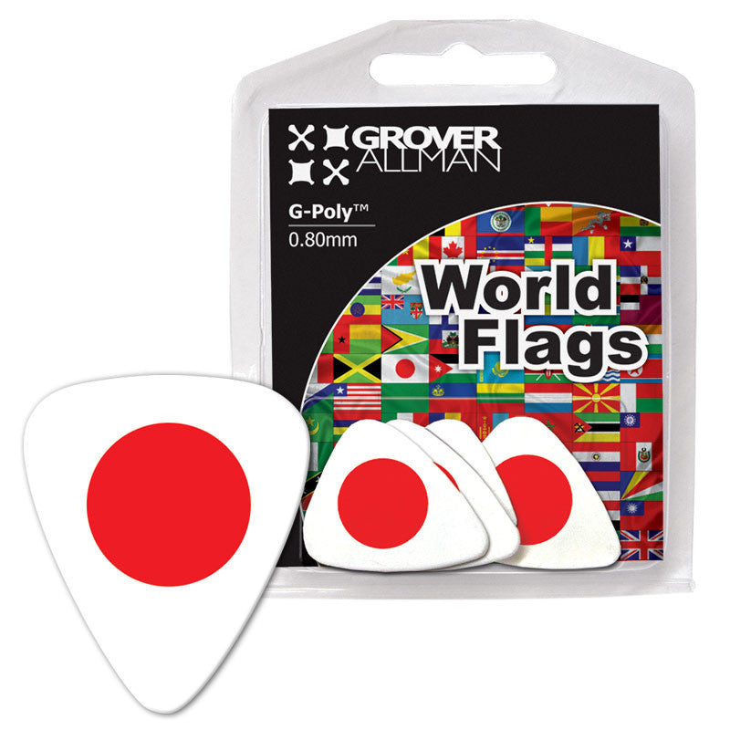 World Flag - Japan Flag Multi Pack - Ugly Dog Band Merch - Custom Guitar Picks and Band Merchandise Canada - 1