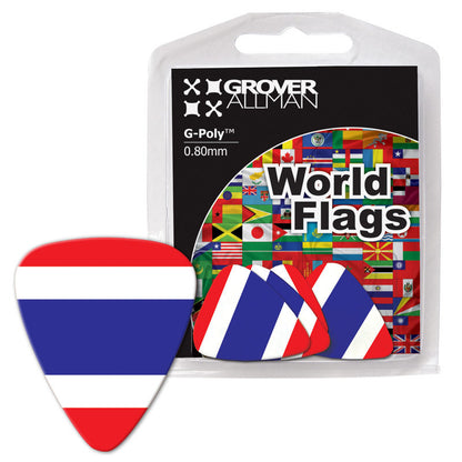 World Flag - Thailand Flag Multi Pack - Ugly Dog Band Merch - Custom Guitar Picks and Band Merchandise Canada - 1