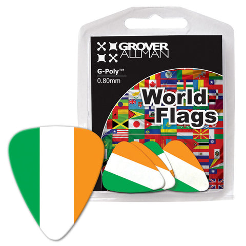 World Flag - Ireland Flag Multi Pack - Ugly Dog Band Merch - Custom Guitar Picks and Band Merchandise Canada - 1