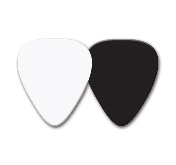 Black and white 351 Delrin picks
