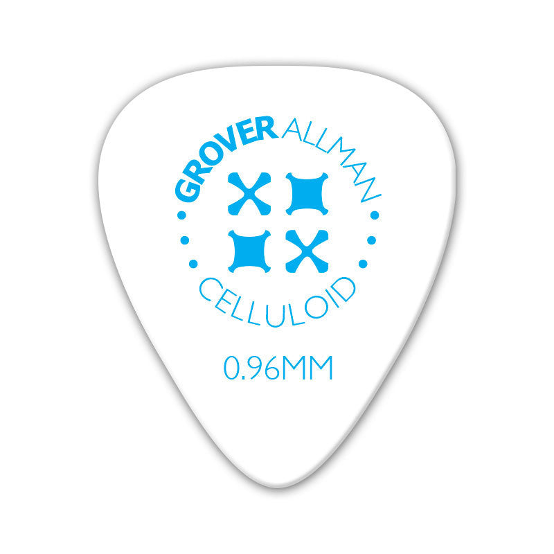 Celluloid Standard Pro Picks (10 Pack) - White - Ugly Dog Band Merch - Custom Guitar Picks and Band Merchandise Canada - 5