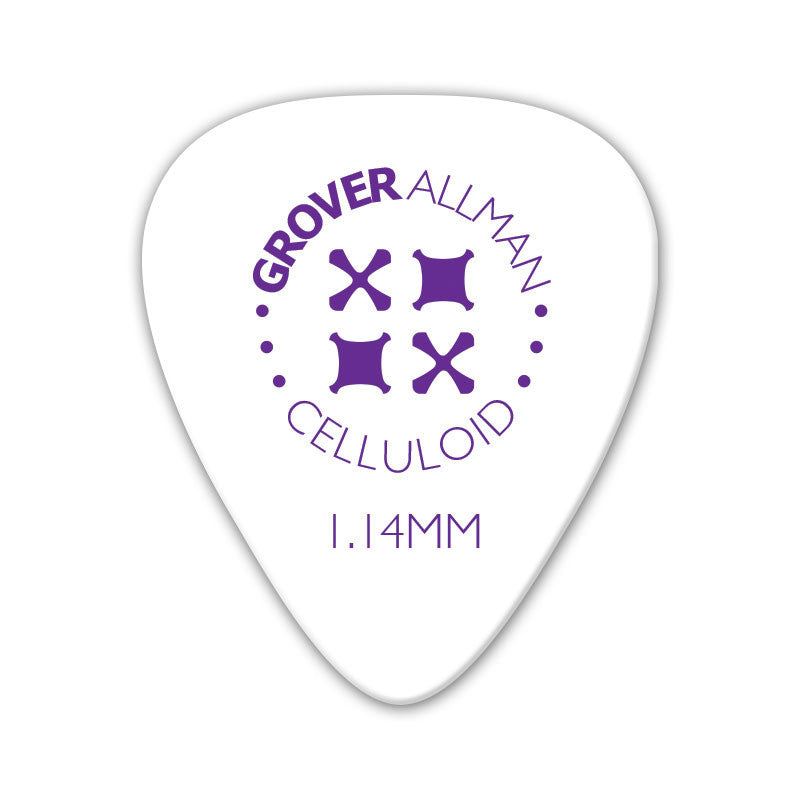 Celluloid Standard Pro Picks (10 Pack) - White - Ugly Dog Band Merch - Custom Guitar Picks and Band Merchandise Canada - 6