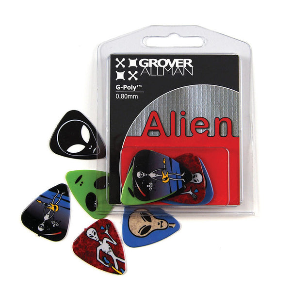 Themed Series - Alien Multi Pack - Ugly Dog Band Merch - Custom Guitar Picks and Band Merchandise Canada - 3