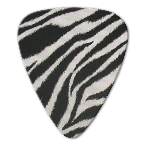 Animal Print Theme - Zebra Picks (10 pack) - Ugly Dog Band Merch - Custom Guitar Picks and Band Merchandise Canada