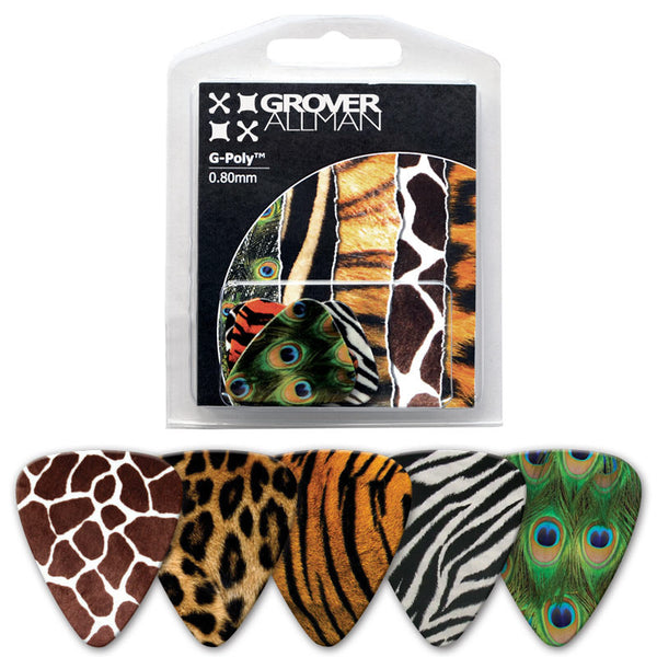 Themed Series - Animal Print Multi Pack - Ugly Dog Band Merch - Custom Guitar Picks and Band Merchandise Canada - 1