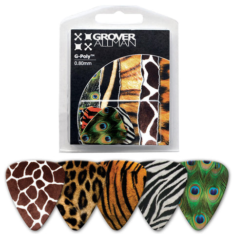 Themed Series - Animal Print Multi Pack - Ugly Dog Band Merch - Custom Guitar Picks and Band Merchandise Canada - 1