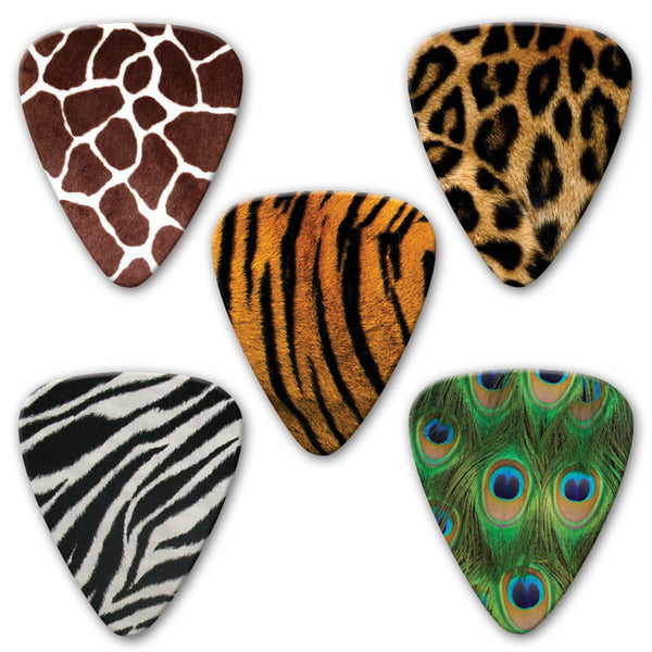 Themed Series - Animal Print Multi Pack - Ugly Dog Band Merch - Custom Guitar Picks and Band Merchandise Canada - 2