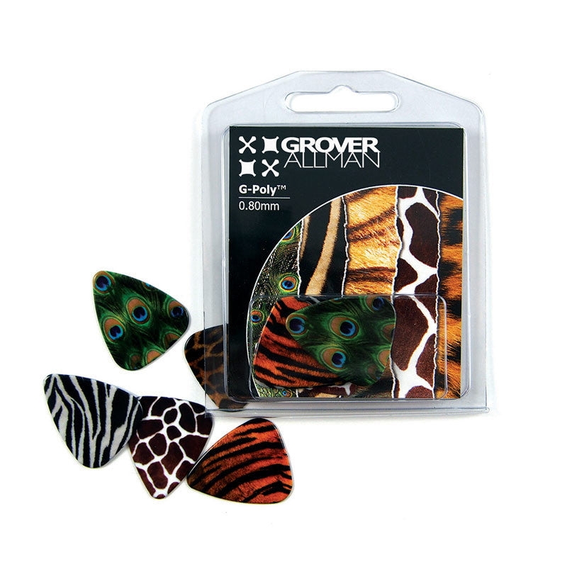 Themed Series - Animal Print Multi Pack - Ugly Dog Band Merch - Custom Guitar Picks and Band Merchandise Canada - 3