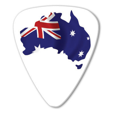 Australia - Australian Map Picks (10 pack) - Ugly Dog Band Merch - Custom Guitar Picks and Band Merchandise Canada