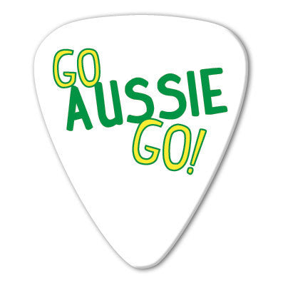 Australia - Go Aussie Go Picks (10 pack) - Ugly Dog Band Merch - Custom Guitar Picks and Band Merchandise Canada