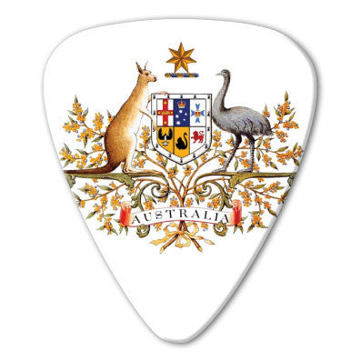 Australia - Australian Emblem Picks (10 pack) - Ugly Dog Band Merch - Custom Guitar Picks and Band Merchandise Canada