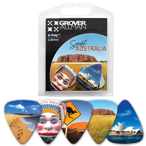 Countries of the World - Scenic Australia Multi Pack - Ugly Dog Band Merch - Custom Guitar Picks and Band Merchandise Canada - 1