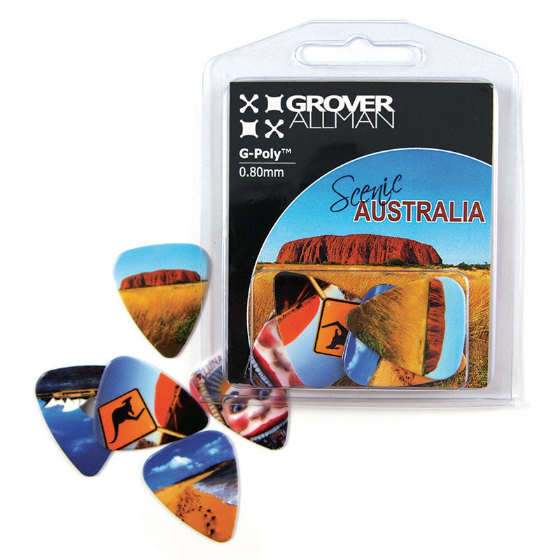 Countries of the World - Scenic Australia Multi Pack - Ugly Dog Band Merch - Custom Guitar Picks and Band Merchandise Canada - 3