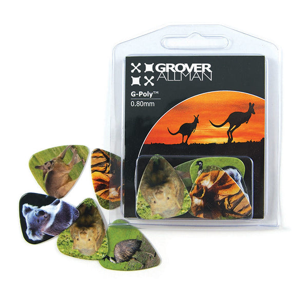 Countries of the World - Australian Animals Multi Pack - Ugly Dog Band Merch - Custom Guitar Picks and Band Merchandise Canada - 3