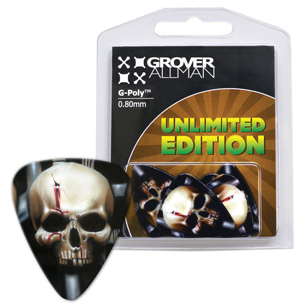 Unlimited Edition - Bio-Mechanical Skull Multi Pack - Ugly Dog Band Merch - Custom Guitar Picks and Band Merchandise Canada - 1