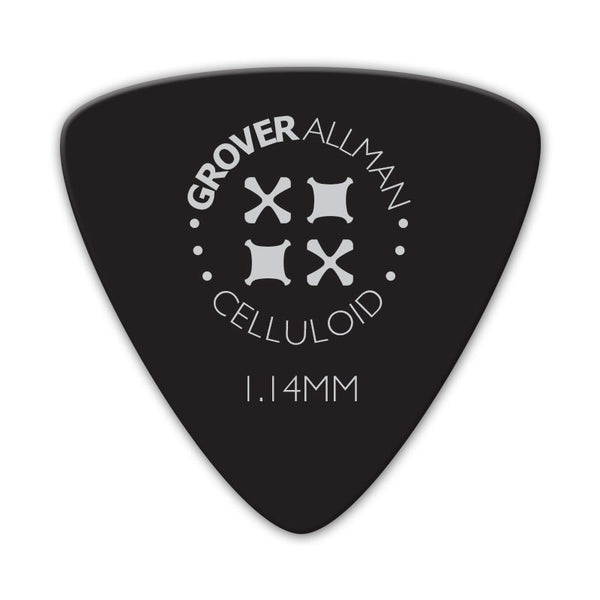 Celluloid Large Triangle Pro Picks (10 Pack) - Black - Ugly Dog Band Merch - Custom Guitar Picks and Band Merchandise Canada - 4