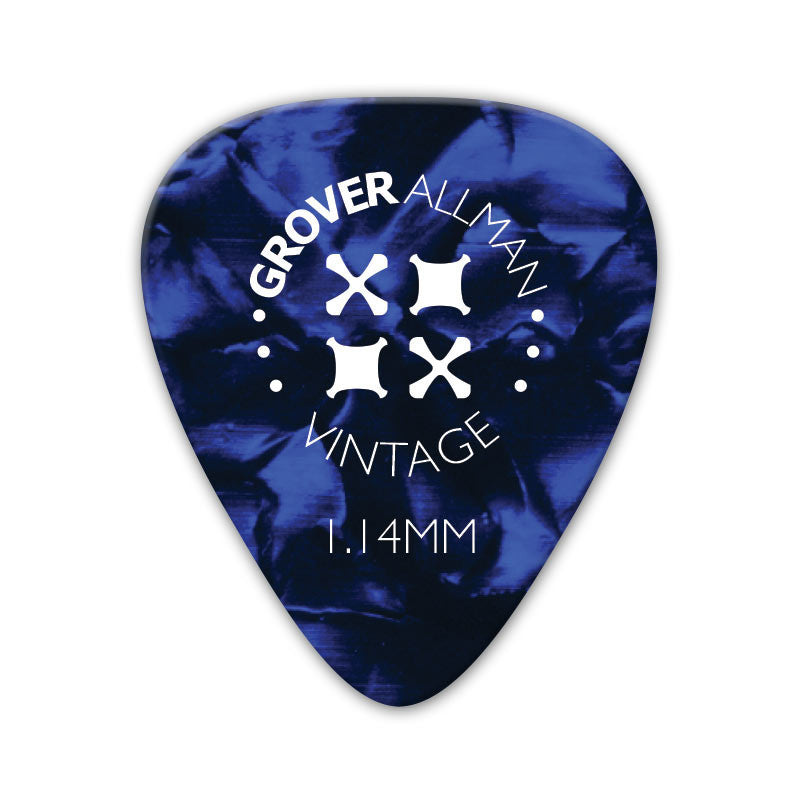Vintage Celluloid Pro Picks (10 Pack) - Blue - Ugly Dog Band Merch - Custom Guitar Picks and Band Merchandise Canada - 6