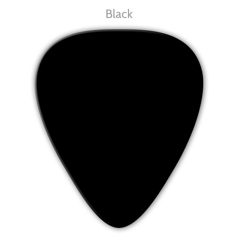 Celluloid Standard Shape Single Colour Printed Picks - Single Sided - Ugly Dog Band Merch - Custom Guitar Picks and Band Merchandise Canada - 2