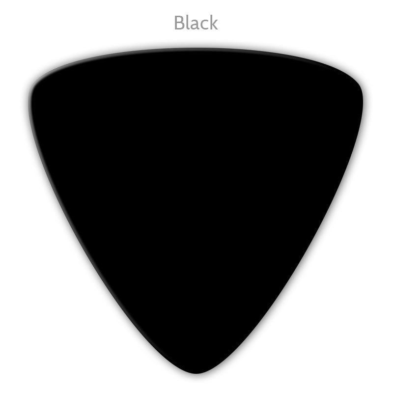 Celluloid Large Triangle Shape Single Colour Printed Picks - Single Sided - Ugly Dog Band Merch - Custom Guitar Picks and Band Merchandise Canada - 2