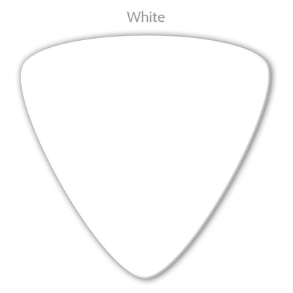 Celluloid Large Triangle Shape Single Colour Printed Picks - Double Sided - Ugly Dog Band Merch - Custom Guitar Picks and Band Merchandise Canada - 3