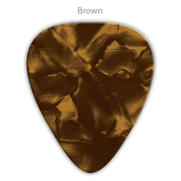 Vintage Celluloid Single Colour Printed Picks - Double Sided - Ugly Dog Band Merch - Custom Guitar Picks and Band Merchandise Canada - 3