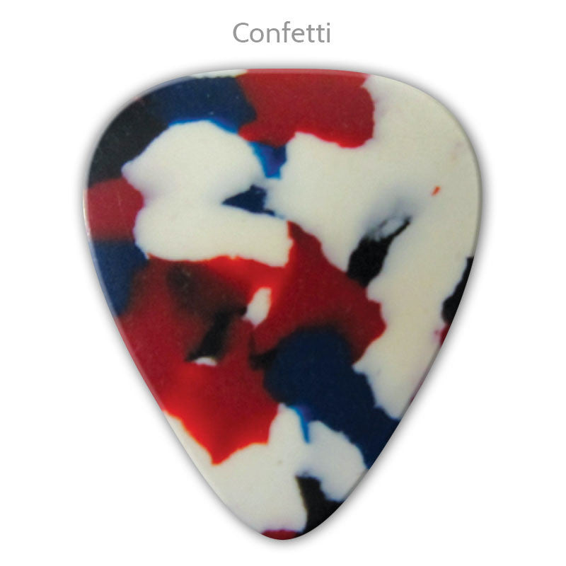 Vintage Celluloid Single Colour Printed Picks - Single Sided - Ugly Dog Band Merch - Custom Guitar Picks and Band Merchandise Canada - 4