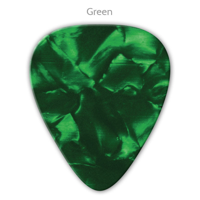 Vintage Celluloid Single Colour Printed Picks - Double Sided - Ugly Dog Band Merch - Custom Guitar Picks and Band Merchandise Canada - 5