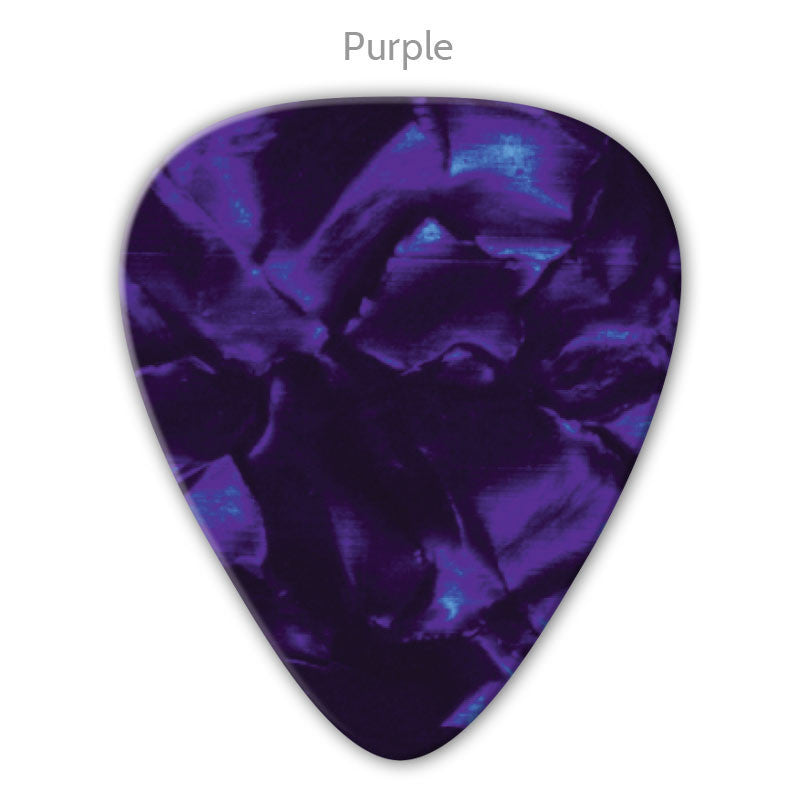 Vintage Celluloid Single Colour Printed Picks - Double Sided - Ugly Dog Band Merch - Custom Guitar Picks and Band Merchandise Canada - 8