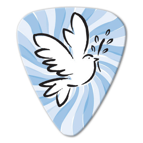 Christian Theme - Dove Picks (10 pack) - Ugly Dog Band Merch - Custom Guitar Picks and Band Merchandise Canada