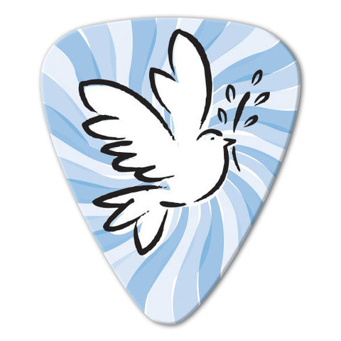 Christian Theme - Dove Picks (10 pack) - Ugly Dog Band Merch - Custom Guitar Picks and Band Merchandise Canada