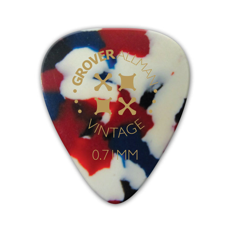 Vintage Celluloid Pro Picks (10 Pack) - Confetti - Ugly Dog Band Merch - Custom Guitar Picks and Band Merchandise Canada - 3