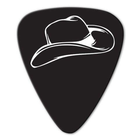 Country Music Theme - Cowboy Hat Picks (10 pack) - Ugly Dog Band Merch - Custom Guitar Picks and Band Merchandise Canada
