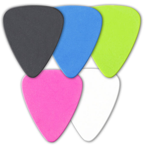 Delrinex ISO Shape Single Colour Printed Picks - Single Sided - Ugly Dog Band Merch - Custom Guitar Picks and Band Merchandise Canada - 1