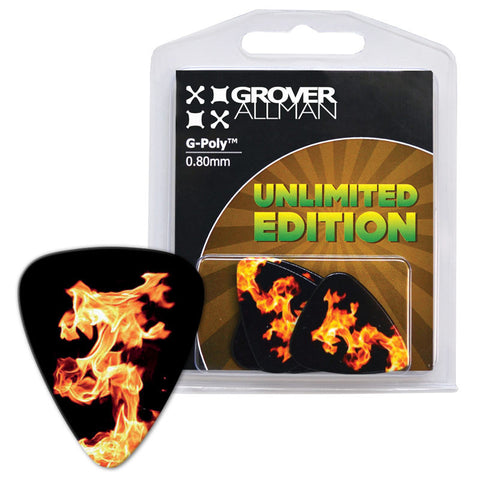 Unlimited Edition - Fire Multi Pack - Ugly Dog Band Merch - Custom Guitar Picks and Band Merchandise Canada - 1